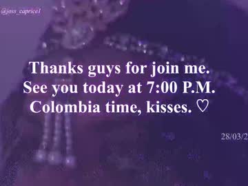 joss_caprice live cam stream in HD from Colombia