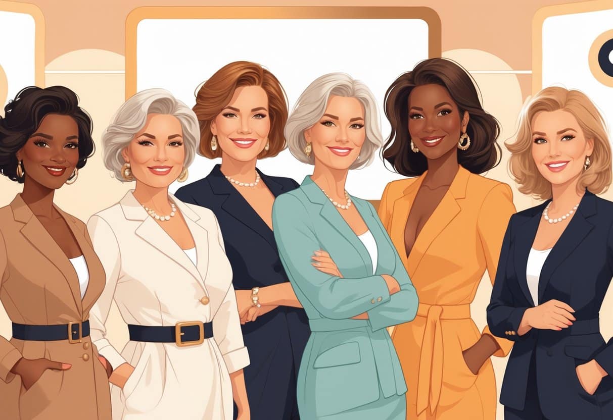 Milf cams models interacting on webcam in home studios